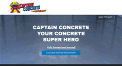 Desktop Screenshot of captainconcreteofkc.com